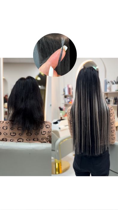 Aplic extensii de par