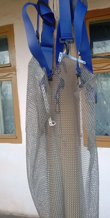 Sort de protectie din metal pentru macelarie NIROX, 75x45