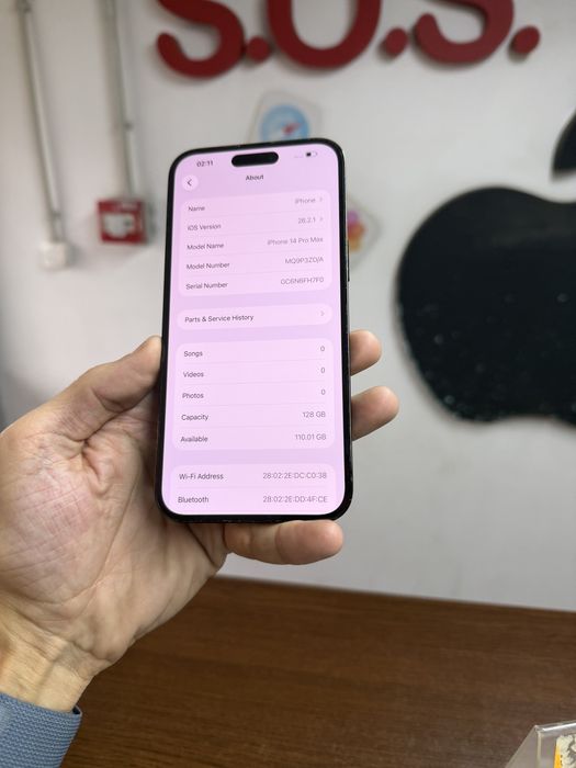 Vand Iphone 14 Pro Max 128Gb black