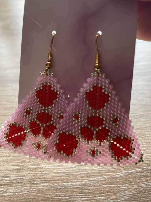 Cercei handmade din margele