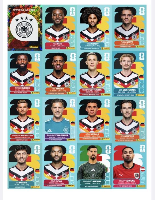 Vand PDF Stikere Panini Mondial 2026