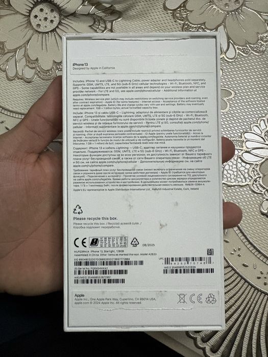 Iphone 13 starlight 128 gb