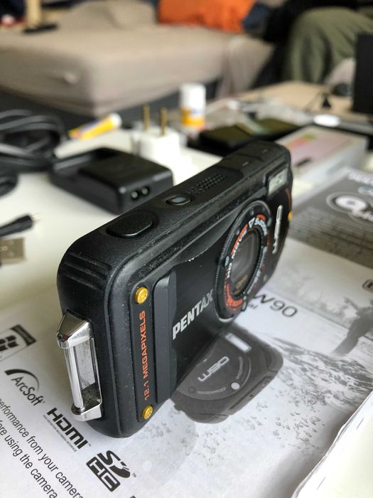 Pentax Optio W90 -Водоустойчив, -фотоапарат(камера)