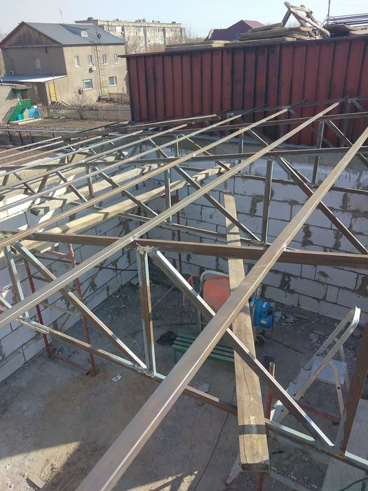 Фермы на гараж крыша