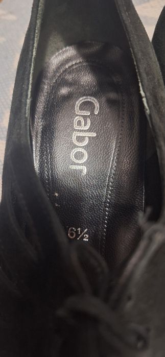 Pantofi Gabor,piele intoarsa,nr 39,5,28 lei