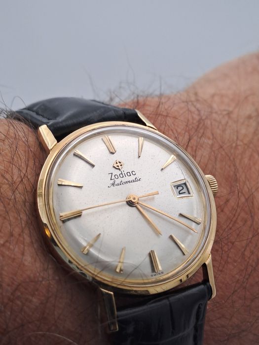 ZODIAC  automatic aur masiv 18 kt