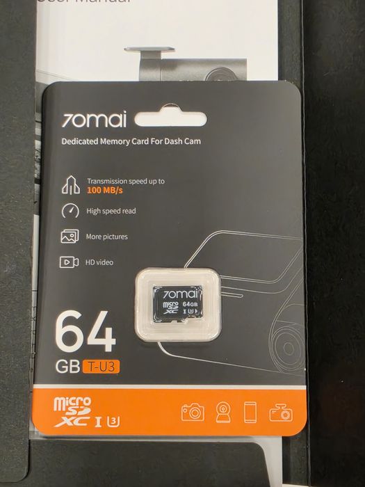 Camera de bord/Dash Cam 70 mai 4K T800e 3 Channel