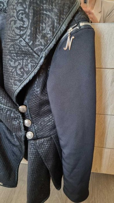 Зимно черно яке с шал яка