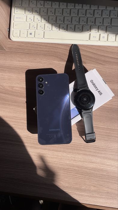 Samsung galaxy A15 и watch4