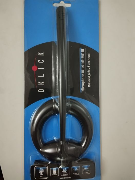 Микрофон Oklick MP-M011B, черный