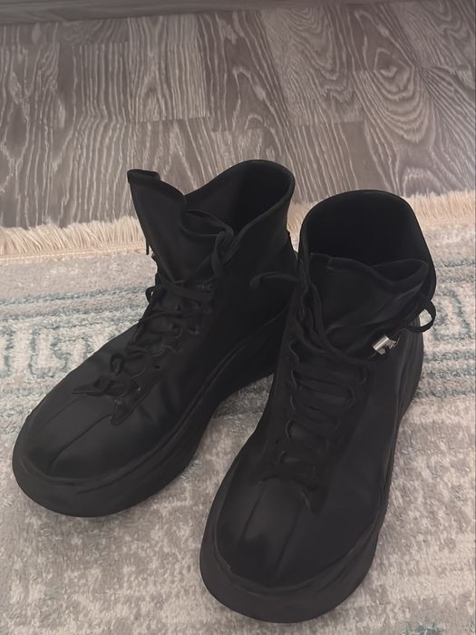 1017 ALYX 9SM - Canvas Black High Top Sneakers