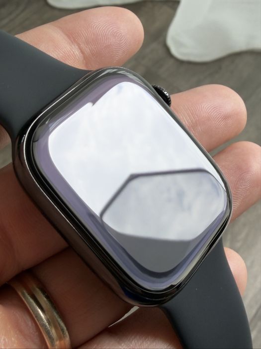 Ceas Apple Watch Series 10 GPS 46 mm Jet Black, Battery Health 100%, Garanție Apple până în 23.11.2026, Ca Nou
