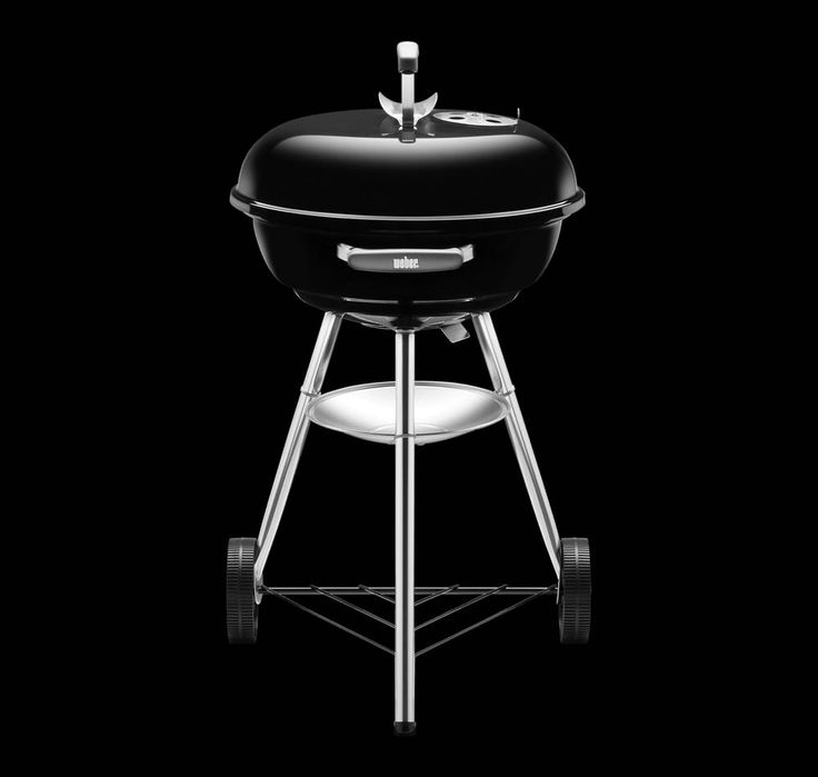 Угольный гриль Weber Compact Kettle 47 см, с гарантией 5 лет.