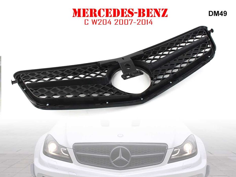 Предна Решетка AMG Mercedes C W204 Мерцедес Ц В204 08-14 г АМГ