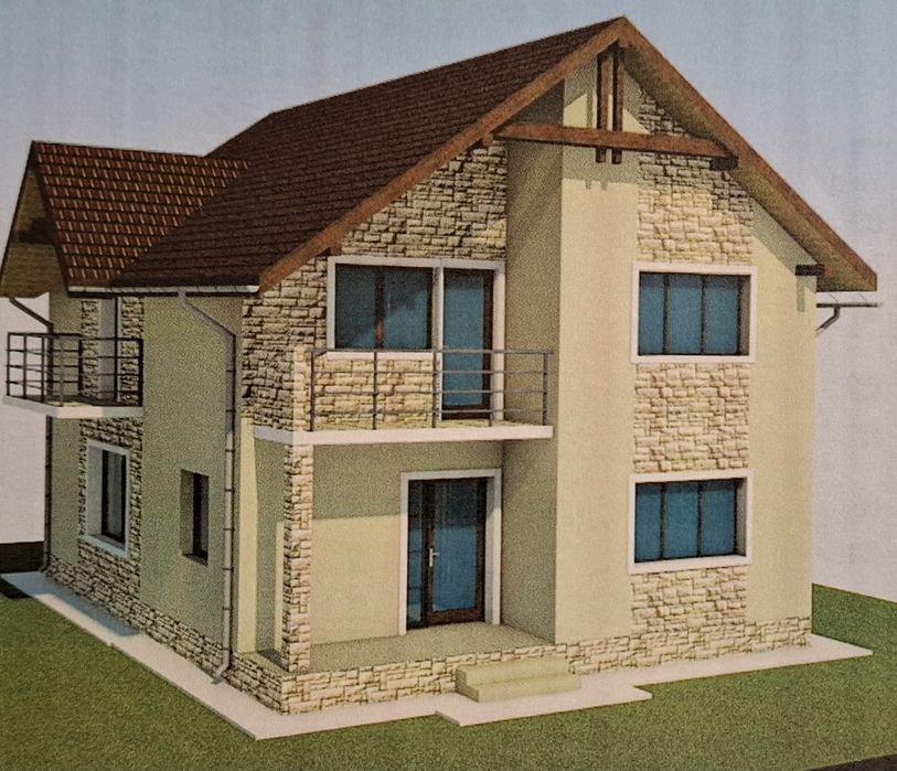 Vînd Vilă 5 camere premium Hărman linga stradă asfaltată,