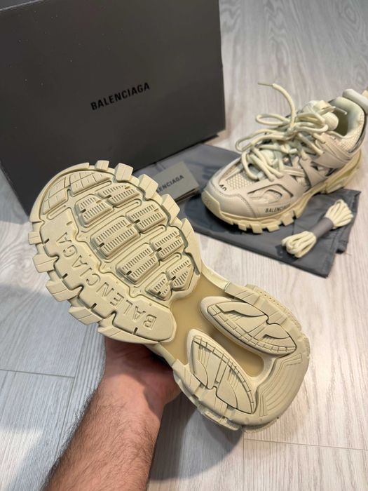 Adidasi Balenciaga Track Lace-Up Sneakers Premium Full Box Bej