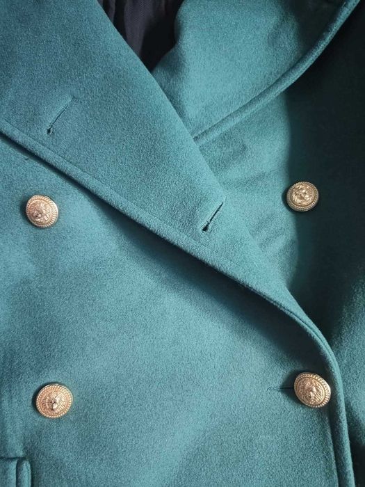 Haina trench coat Balmain wool coat 38fr Made in France