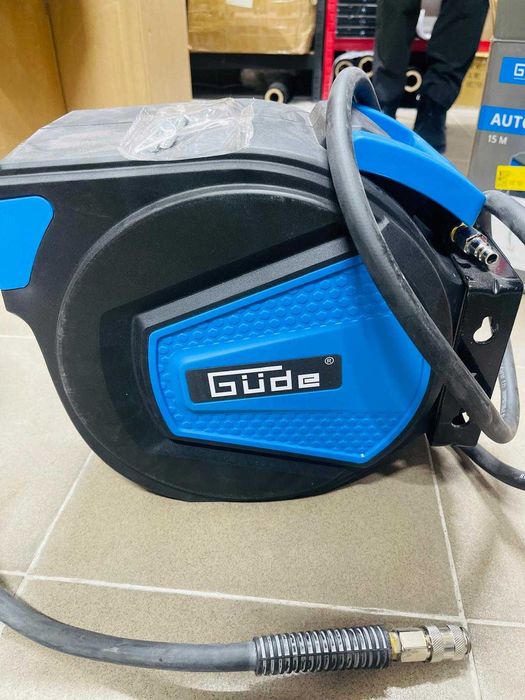 Tambur furtun automat Güde 2882 15 m, presiune maximă de lucru 12 bar