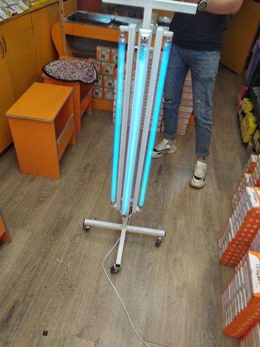 Кварцевые бактерицидные лампы на колесах защита от covid 19