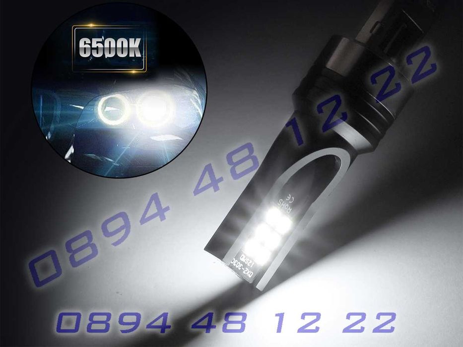 H4 LED крушки фарове Удароустойчиви ярки къси дълги светлини диод