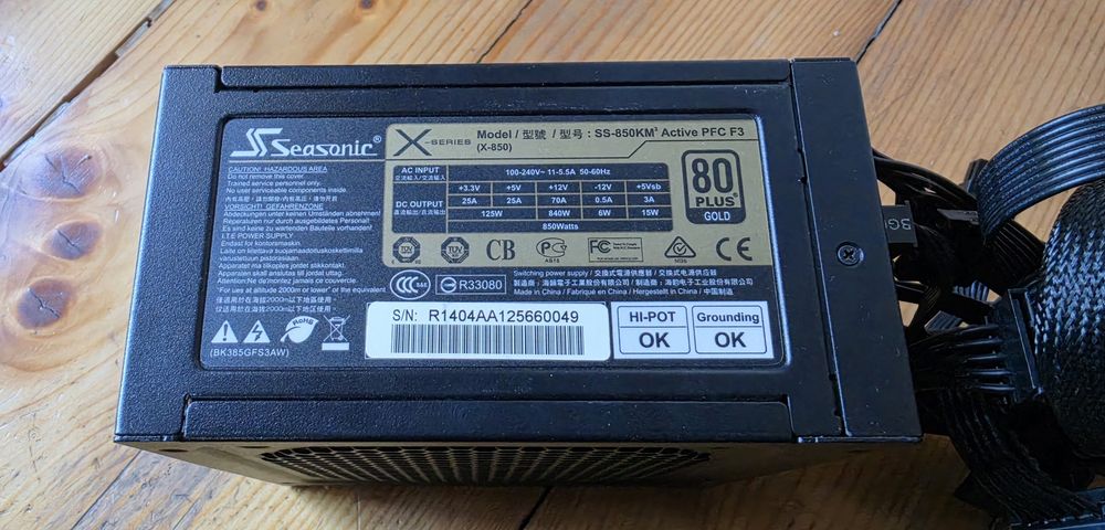 Sursa gaming Seasonic X Series 850W certificare 80 Plus Gold