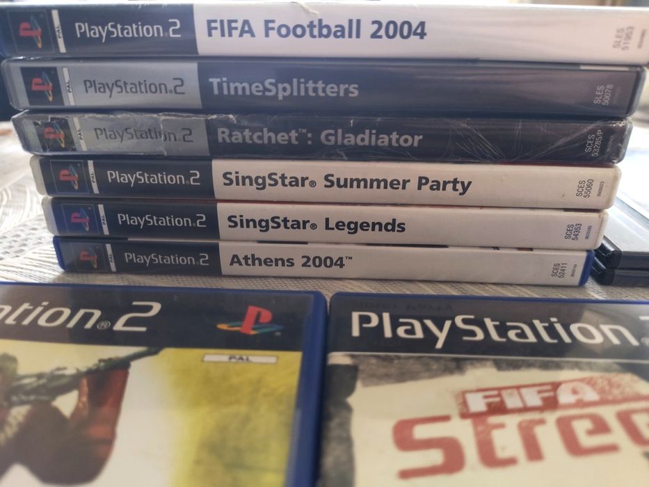 PS2 Slim + 11 игри