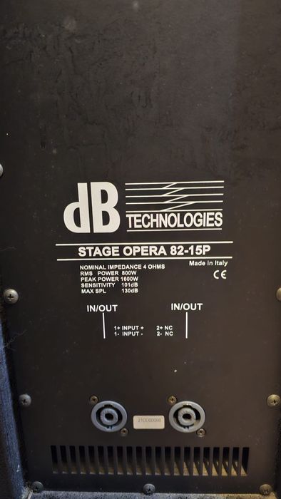 Boxe dB Stage Opera 82-15P