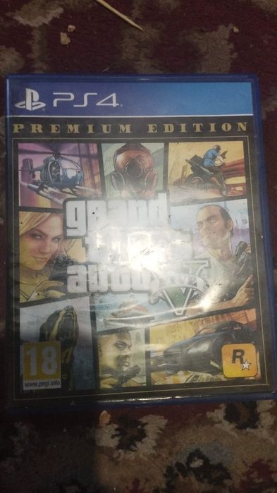 Продам диск на пс4 гта