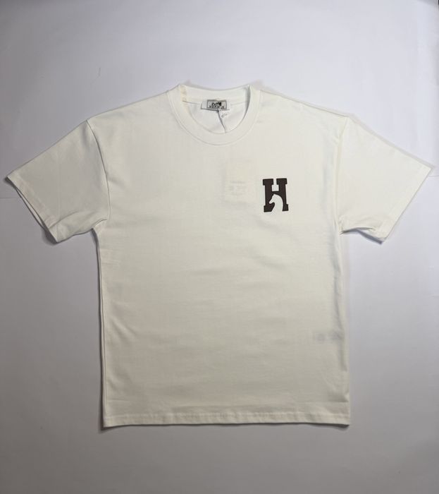 Тениска Hermes - H'Cheval t-shirt with leather detail