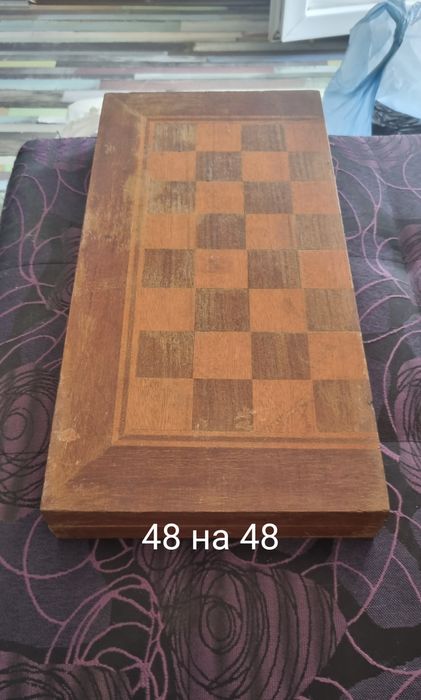 Игра дама дървена