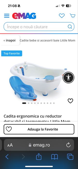 Pentru bebelusi, cu 2 suporturi,unul verde si unul albastru