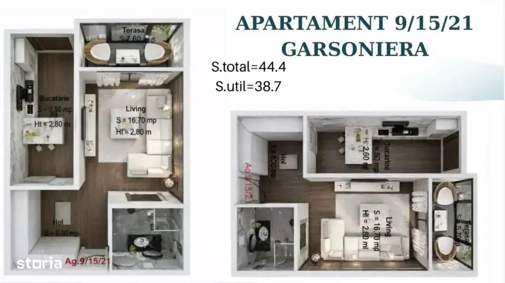 Garsoniera, finisaje premium, Metrou Nicolae Teclu – Parcul Teilor