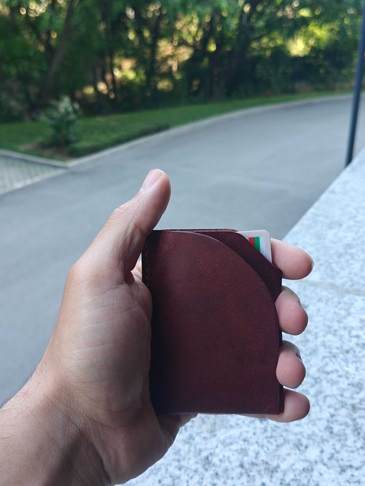 Кожен портфейл ръчна изработка