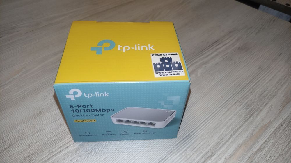 Настольный Коммутатор 5 портов, модель: TL - SF 1005 D TP-Link