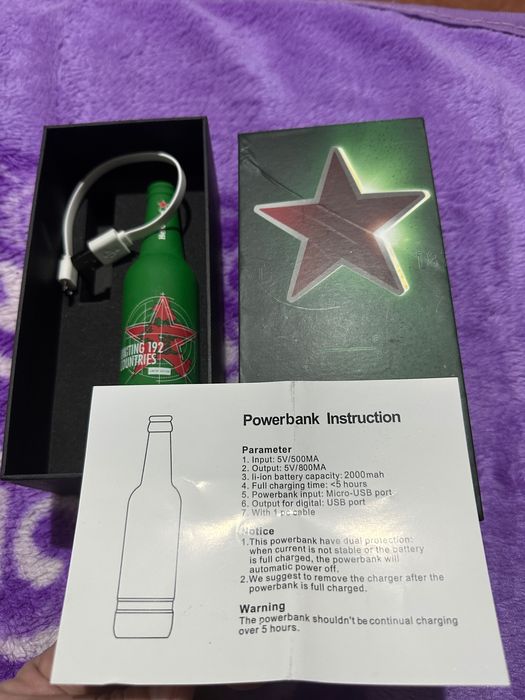 Powerbank Heineken Bottle Limited Edition