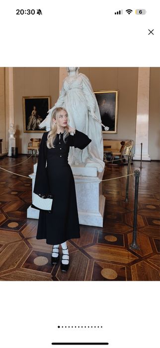 Платье Lichi с длинными рукавами миди