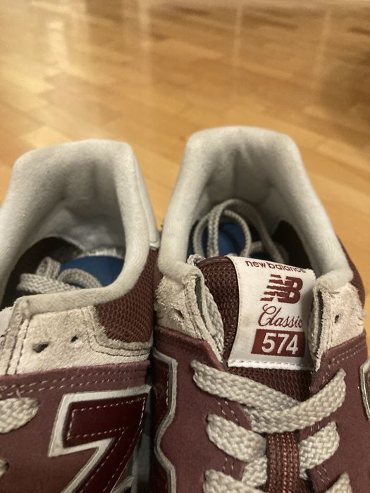 New balance 574 бордо