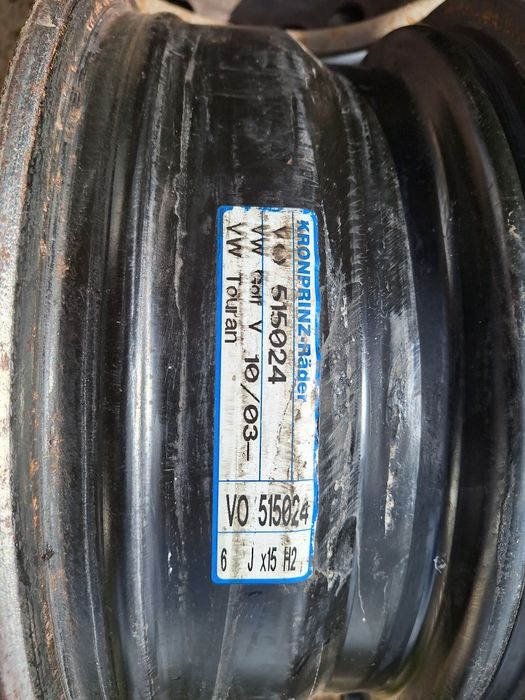 Железни джанти 15", 5х112, ЕТ47, J6, модел VO515024