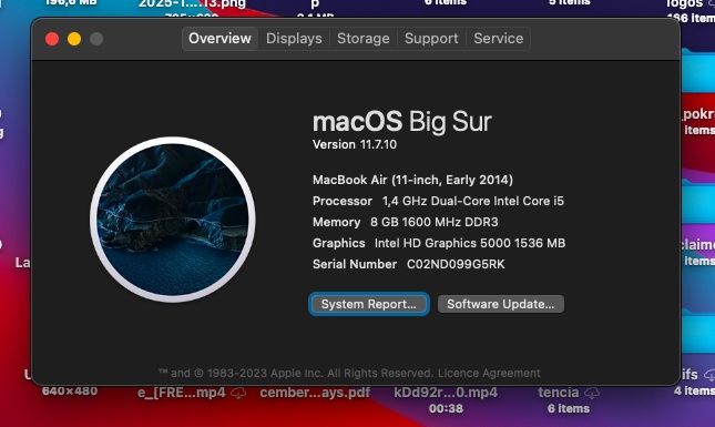 Macbook Air 11" 8Gb Ram