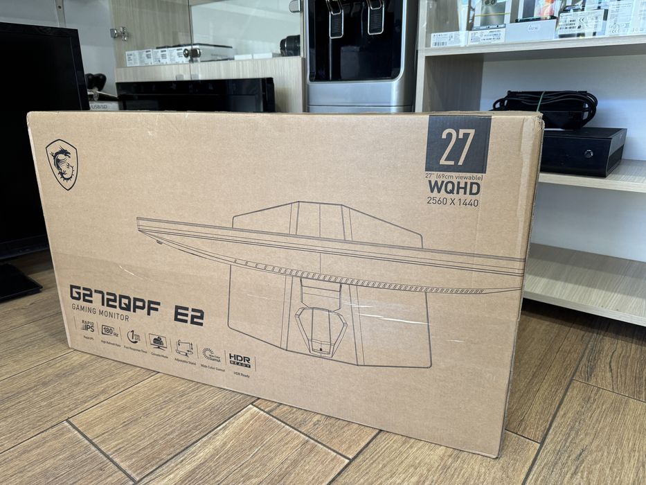 Monitor Gaming LED, MSI G272QPF E2 IPS, 27.0", 180 Hz, NOU/Sigilat!