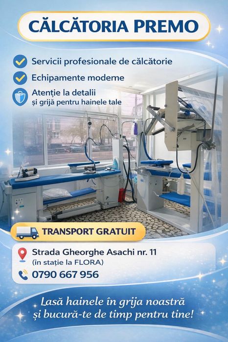 Curatatorie si calcatorie  de vanzare