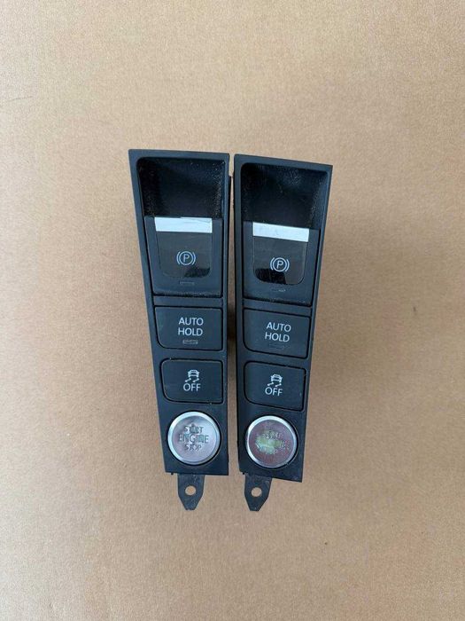 Set bagheta buton frana de mana si start stop VW PASSAT B7 CC facelift cu volan stanga