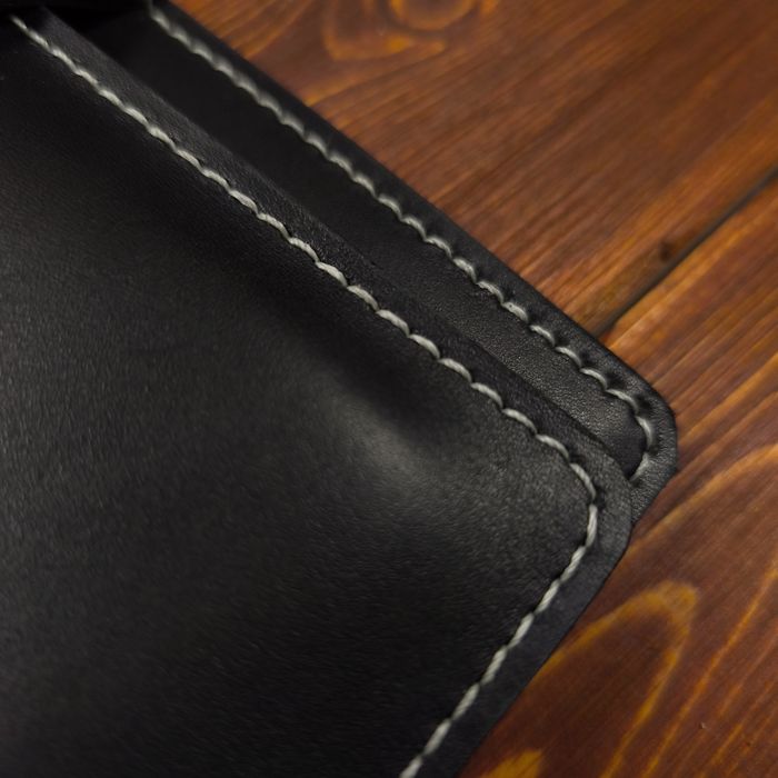 Кожаный кошелек ручной работы