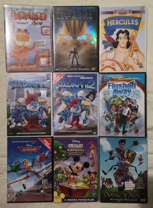 Desene animate DVD, Flushed away, Avioane, Discovery