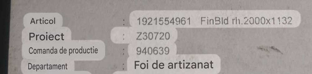 Masă sufragerie din lemn masiv