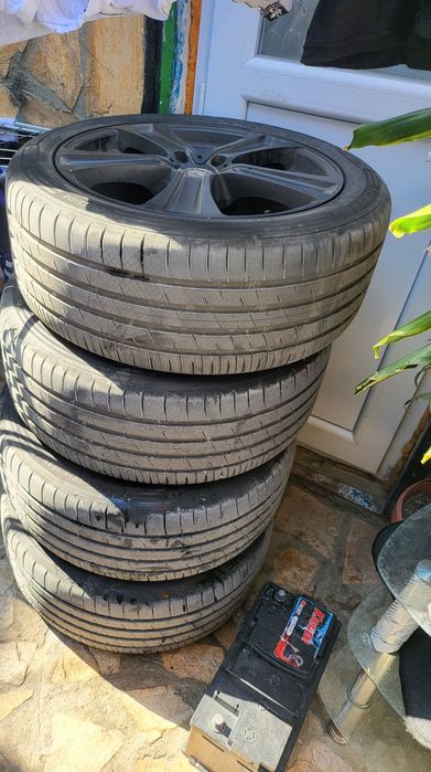 18 ки 5х120 със нови летни гуми момо 245.45.18