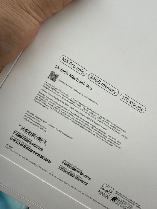 MacBook Pro 14 M4 Pro 24GB 1TB SSD