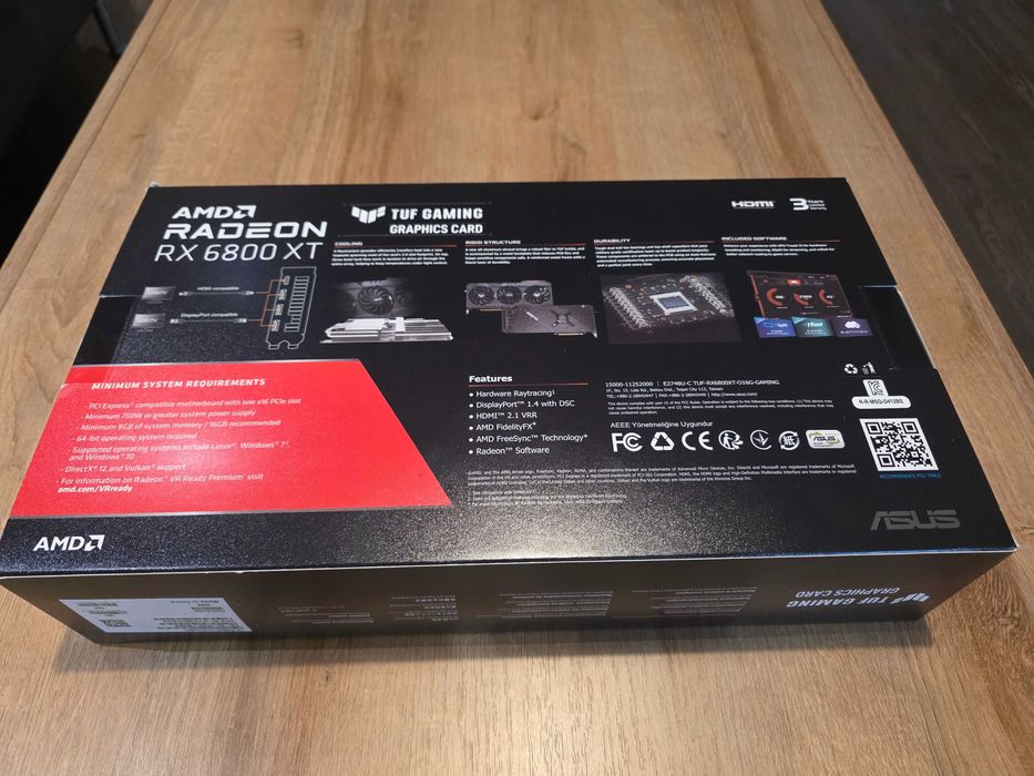 Видеокарта ASUS TUF GAMING Radeon RX 6800 XT OC Edition