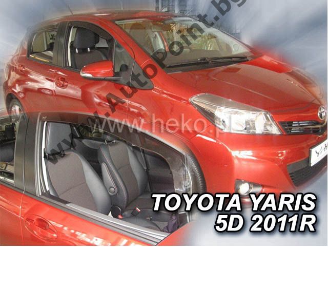 Ветробрани HEKO Toyota Yaris 5 врати от 2011 2 броя