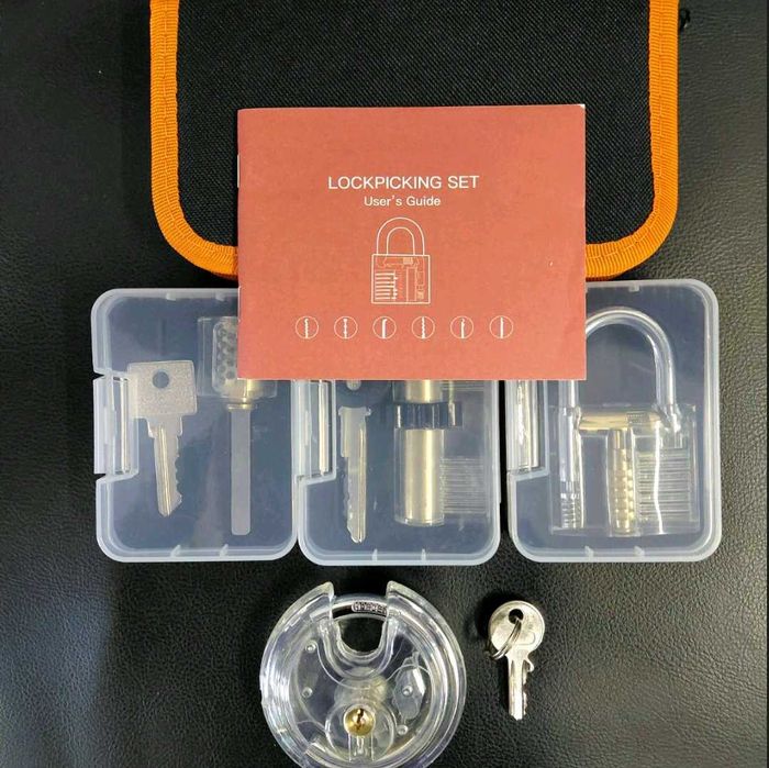 Комплект шперцове LockPick Mobilly – 17 части + прозрачни ключалки за обучение